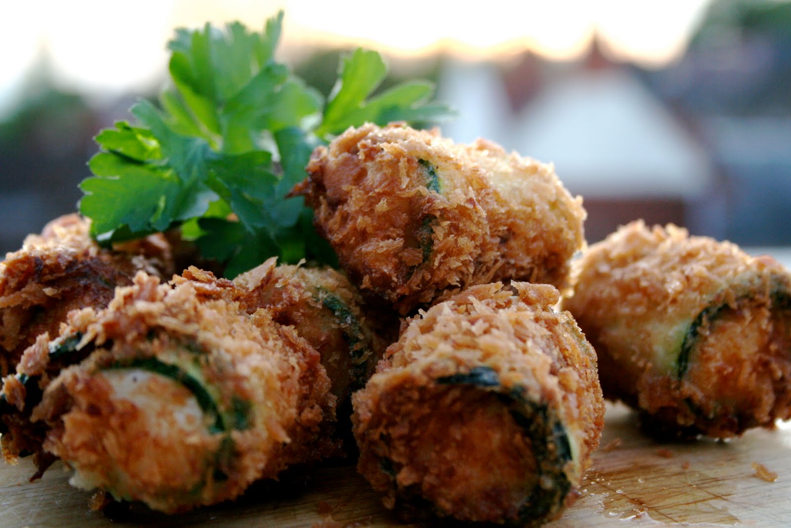 Zucchini Crab Fritters with Grapefruit Aioli