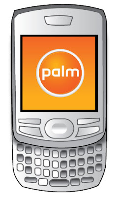 Rough mockup by CG of Palm's future phone