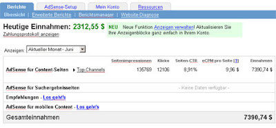high adsense earning proof