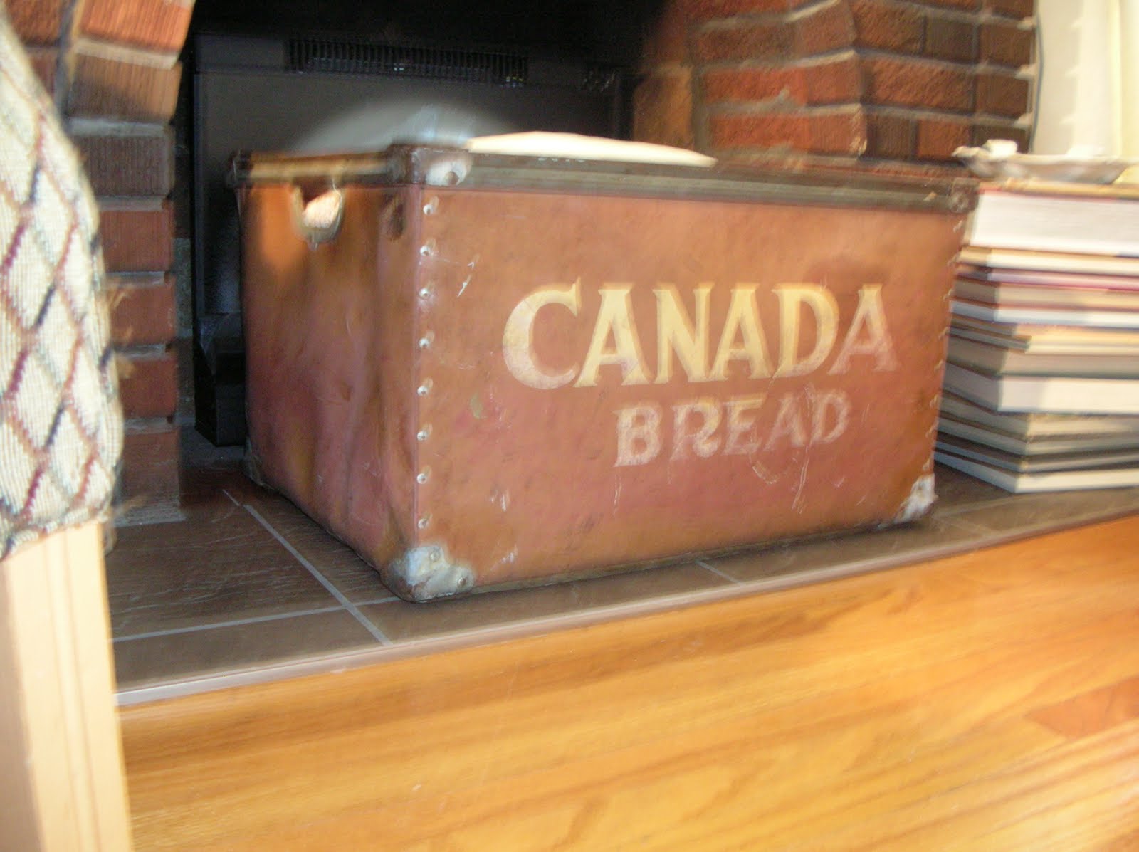 Oakview Cottage A Huge Old Canada Bread Box for Show and Tell