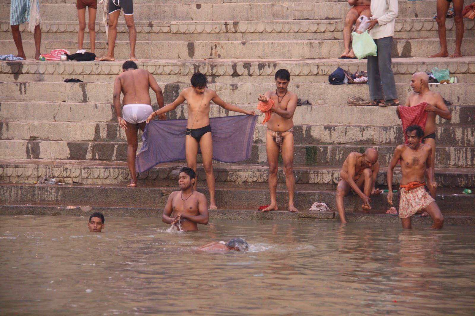 Indian women bath naked