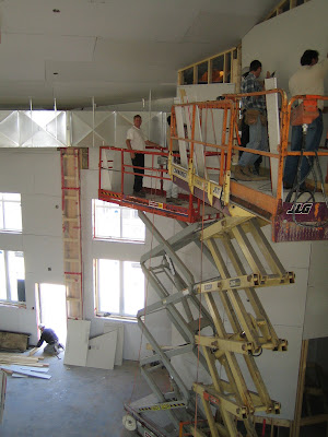 Acc Kitchener Building Project Framing Drywall Drop Ceiling