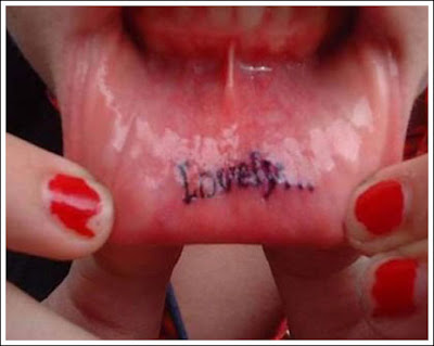 tattoos of lips. Tattoos On Lips.