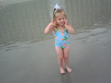 Ally a little timid of the waves