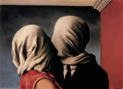 René Magritte ''Los amantes''