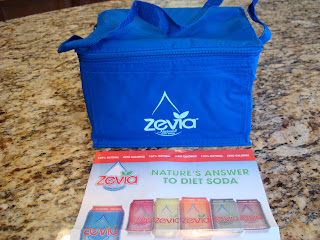 Blue Zevia Cooler Bag
