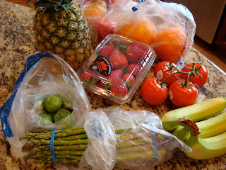 Various Produce on countertop