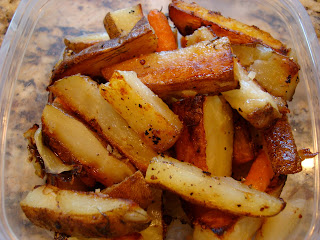 Roasted Potatoes in container