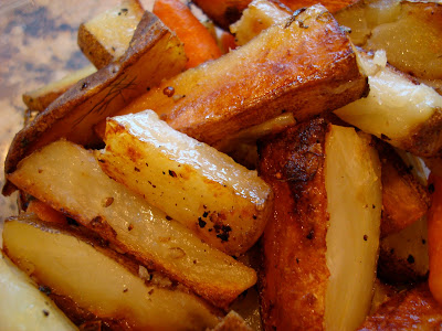 Close up of Fennel With Potatoes & Carrots