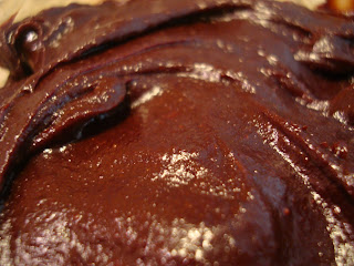 Close up of Raw Vegan Chocolate Brownies