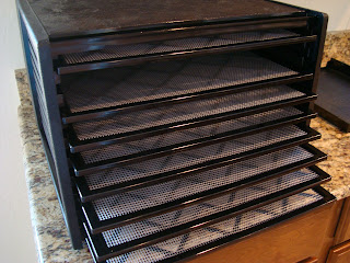 Excalibur Dehydrator with trays fanned out