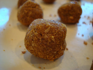 Close up of one Pumpkin Spice Donut Hole