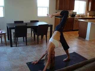 Woman doing Downward-Facing Dog yoga pose