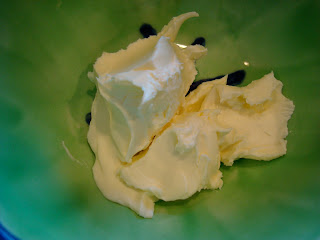 Buttery spread in bowl
