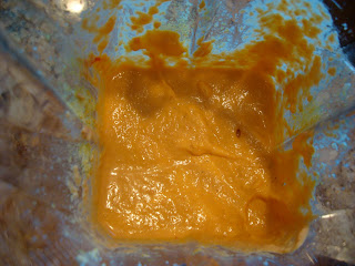 Raw Cheddar Dipping Sauce in blender
