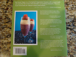 Back Cover of My Sweet Vegan Cookbook