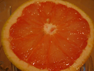 Half of a grapefruit