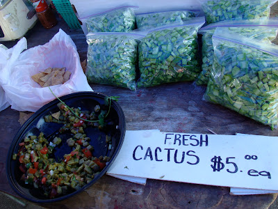 Fresh bagged Cactus