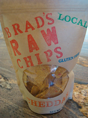 Bag of Brad's Raw Chips in Cheddar flavor