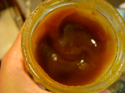 Inside jar of Pumpkin Butter