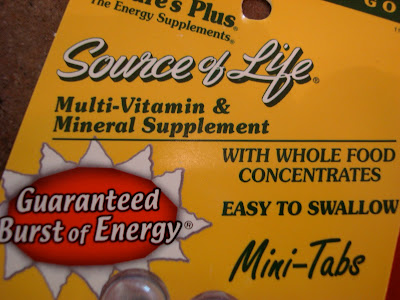Close up of Source of Life Mini Tabs