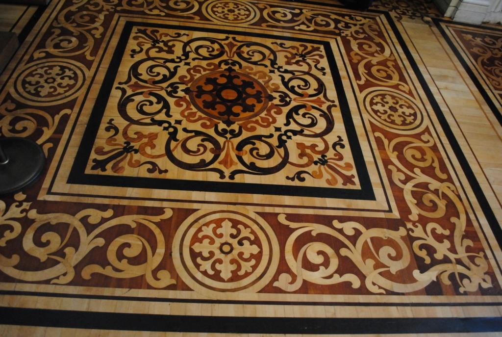 William Morris in Quilting Russian floor quilt