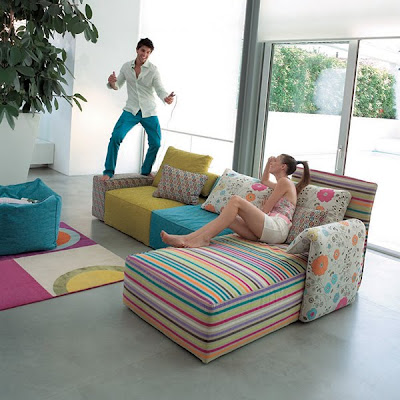 Modern and Minimalist Interior Design Livingroom Designed by Kube
