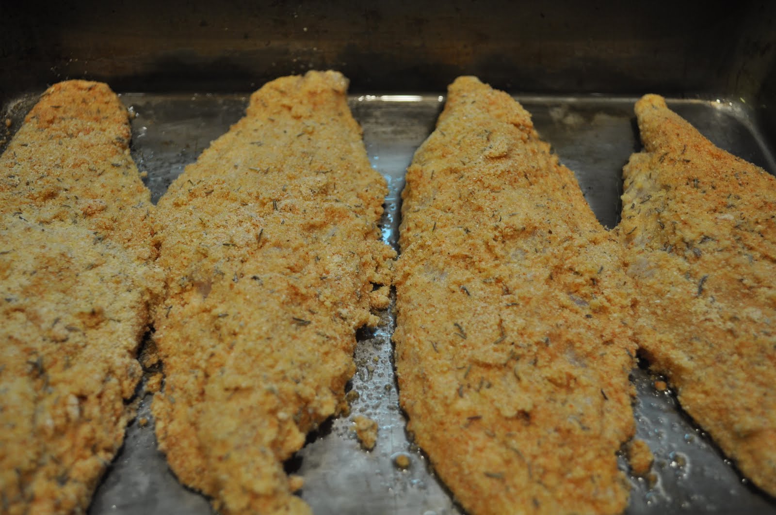 Kate's Kitchen Oven Fried Catfish with Caper Tartar Sauce