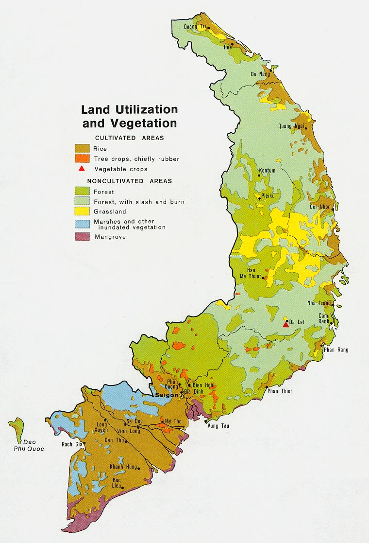 Vietnam Land Usage in Vietnam