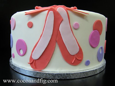 Ballet Slippers Cake