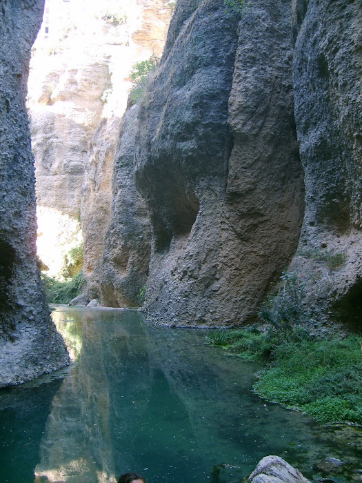 Los baños de la reina, el Tajo por Ronda