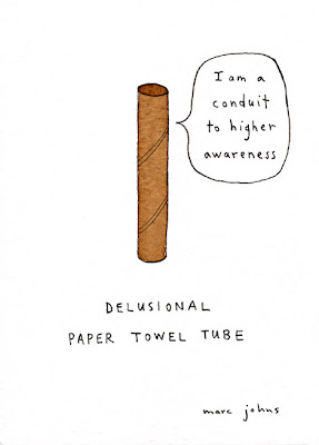 this is brie.: Delusional Paper Towel Tube