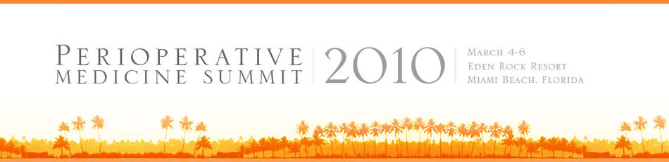 Perioperative Medicine Summit