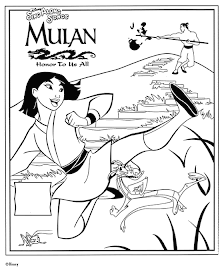 Transmissionpress Coloring Pages Kids Disney Princess Mushu Mulan Fa mulan holds an umbrella. transmissionpress