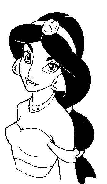 jasmine and birds coloring pages aladin and jasmine coloring pages title=