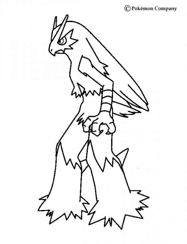 Blaziken " Pokemon Cartoon " Coloring Pages