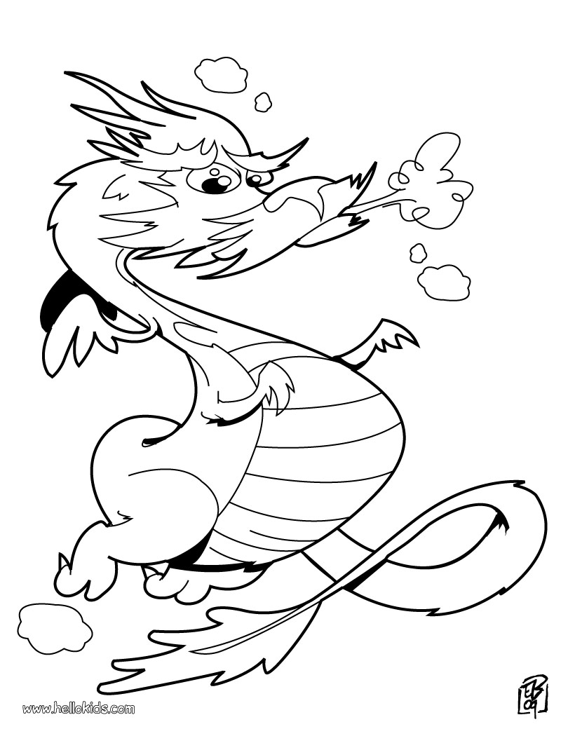 blog creation2: Free Printable Animal Dragon Coloring Pages
