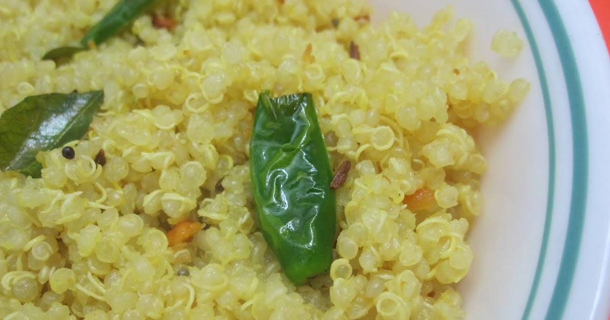 Quinoa Pulao/ Quinoa Pulihora Tamalapaku
