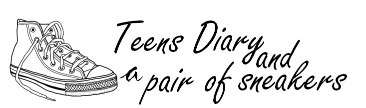 Teens Diary and a pair of sneakers