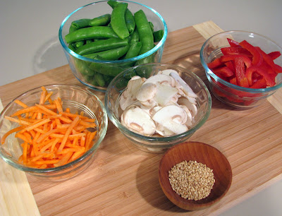 Sugar Snap Pea Salad with Sweet Ginger Soy Dressing