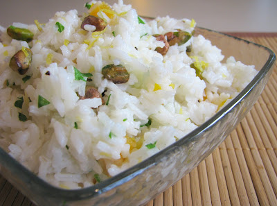 Rice with Apricots and Pistachios