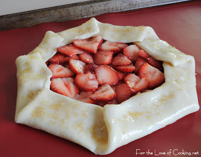Strawberry Galette with Homemade Vanilla Whipped Cream