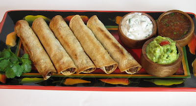 Baked Shredded Beef Taquitos