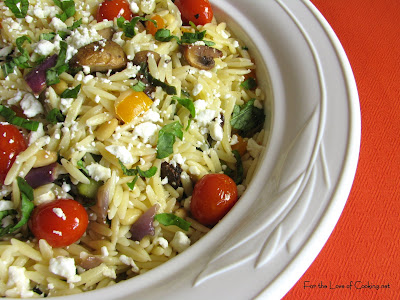 Orzo with Roasted Vegetables