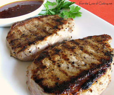 Pork Chops with a Sweet Chili Soy Sauce
