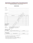 Order Form