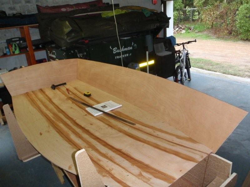 CKD Boats Roy Mc Bride The CKD Boats Optimist jig and boat in build