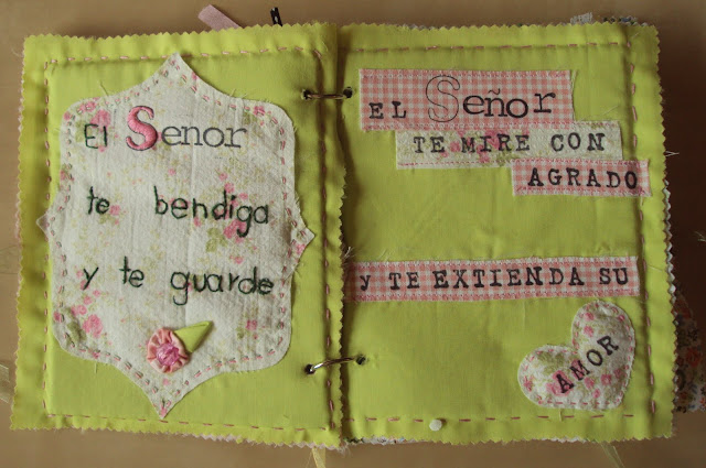 Livro de scrap en tela, Álbum niña