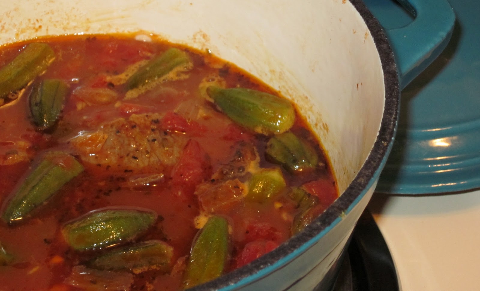 Dalia's Delights Stewed Okra with Lamb