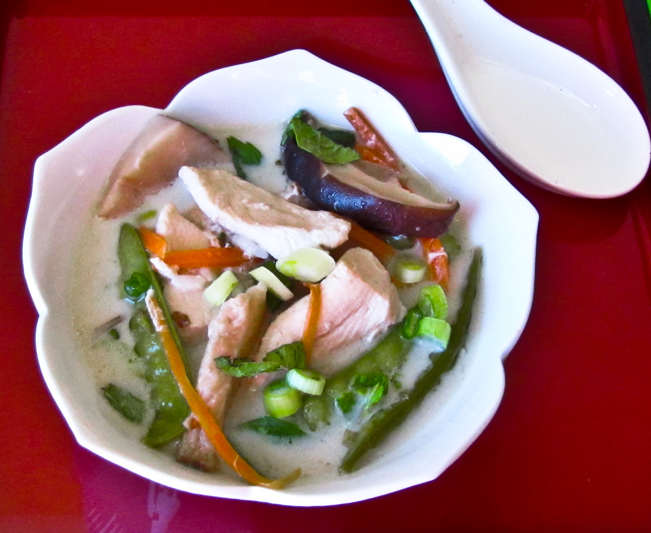 OnTheMoveIn the Galley Thai Coconut Green Curry Soup